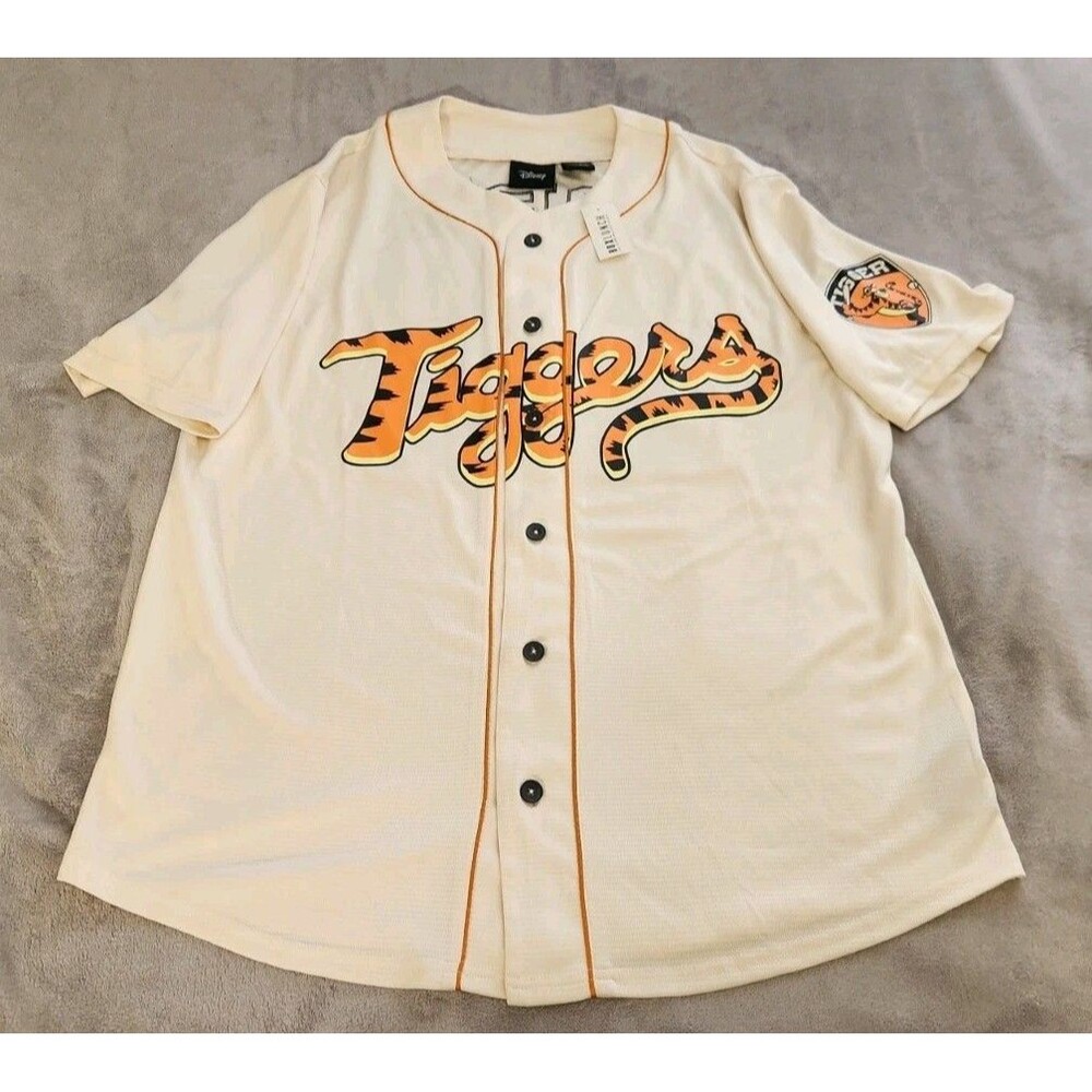 Disney Winnie The Pooh Tiggers #26 Robin Baseball Jersey Shirt Large L Box Lunch